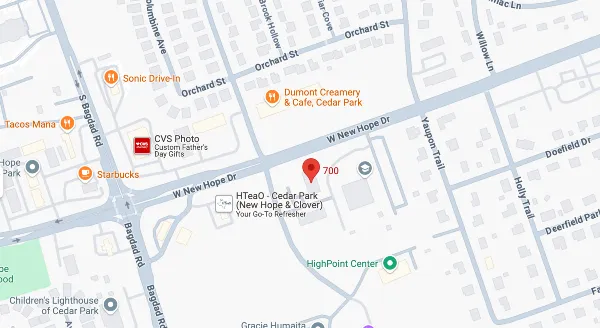 Google Map image of TJ Concrete Contractor Location in Cedar Park, TX