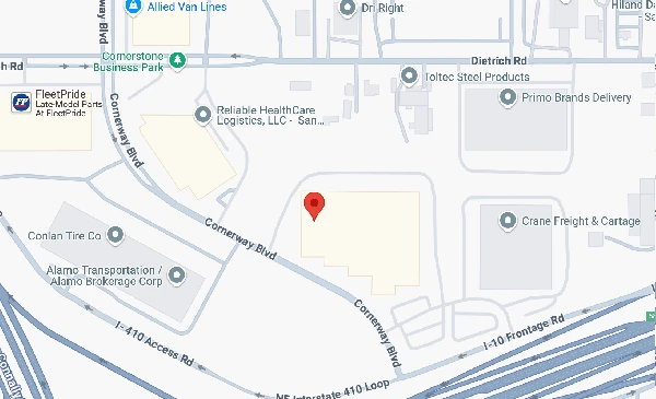 Google Map image of TJ Concrete Contractor Location in San Antonio, TX